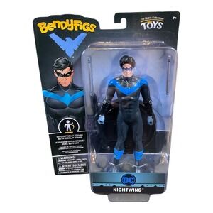 BendyFigs Nightwing Action Figure The Noble Collection DC Universe Batman New